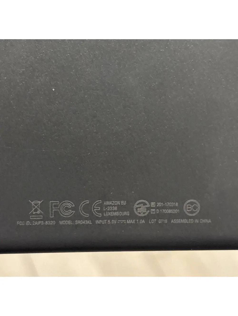Amazon Fire Tablet 7th Gen SR043KL Factory reset WORKS NEEDS POWER CORD